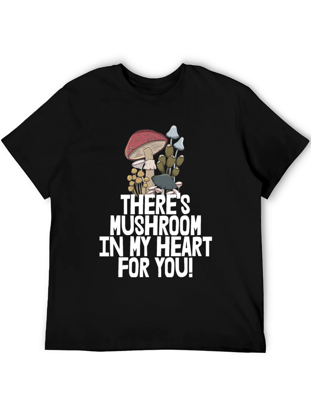 Mushroom Heart Graphic Tee