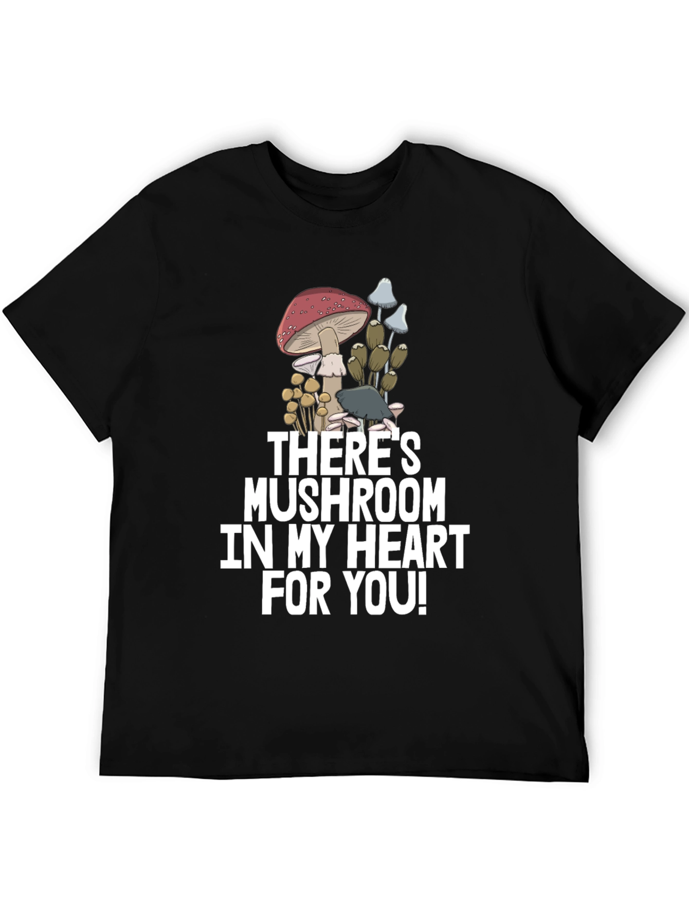 Mushroom Heart Graphic Tee