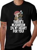 Mushroom Heart Graphic Tee