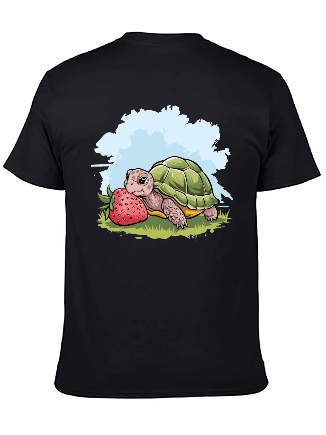 Turtle and Strawberry Graphic Tee