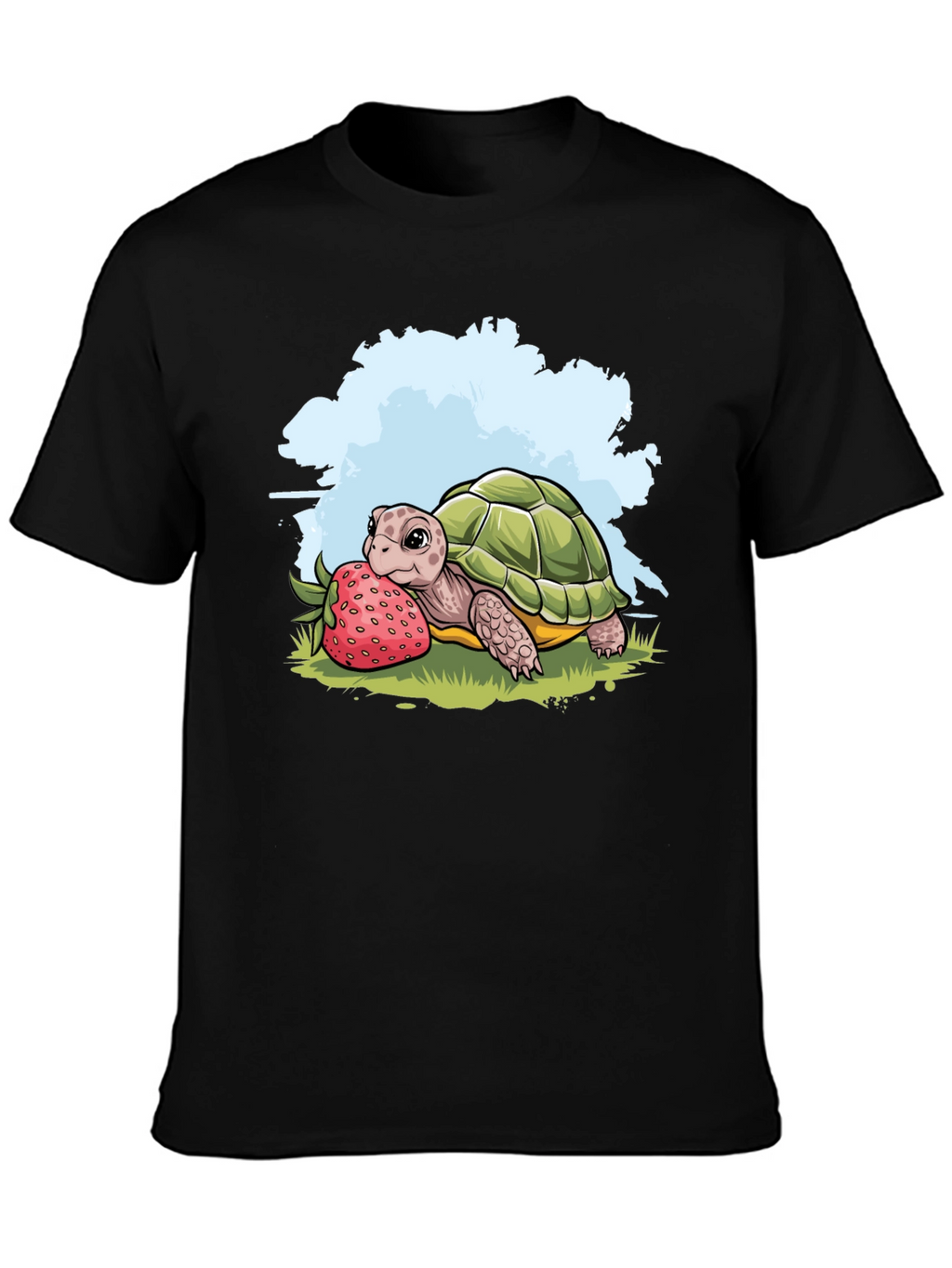 Turtle and Strawberry Graphic Tee
