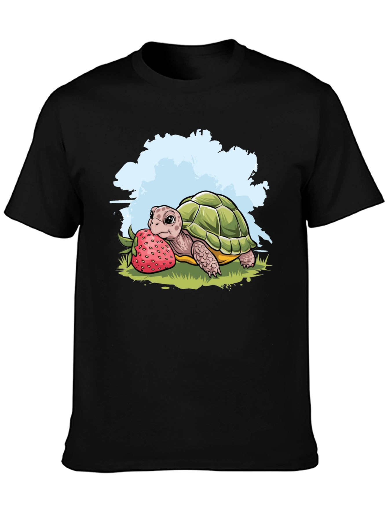 Turtle and Strawberry Graphic Tee