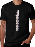Column Guitar T-Shirt - Music Lover Tee