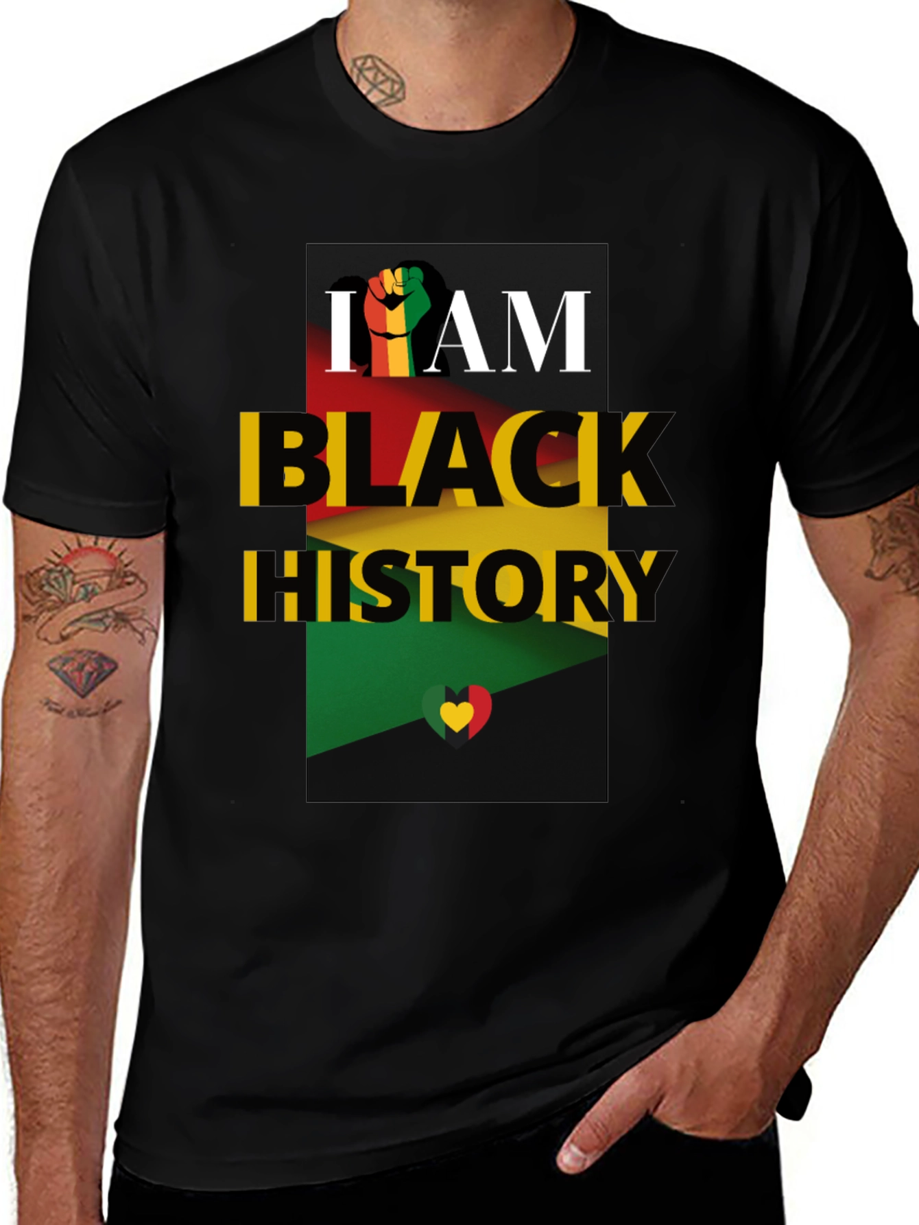 Black History T-Shirt - I AM Black History