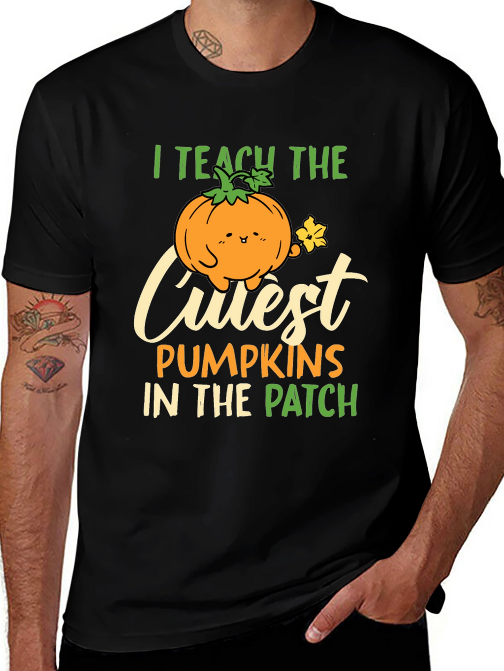 Teacher Halloween T-Shirt - Cutest Pumpkins