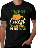 Teacher Halloween T-Shirt - Cutest Pumpkins