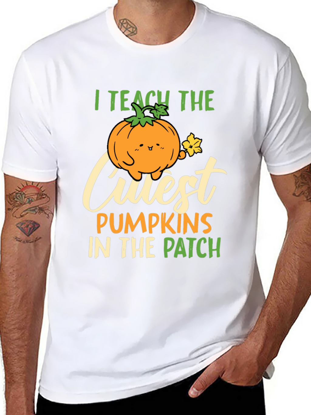 Teacher Halloween T-Shirt - Cutest Pumpkins