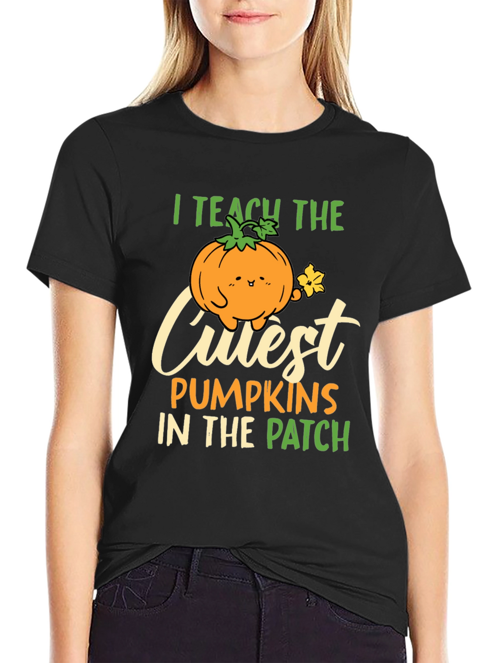 Teacher Halloween T-Shirt - Cutest Pumpkins