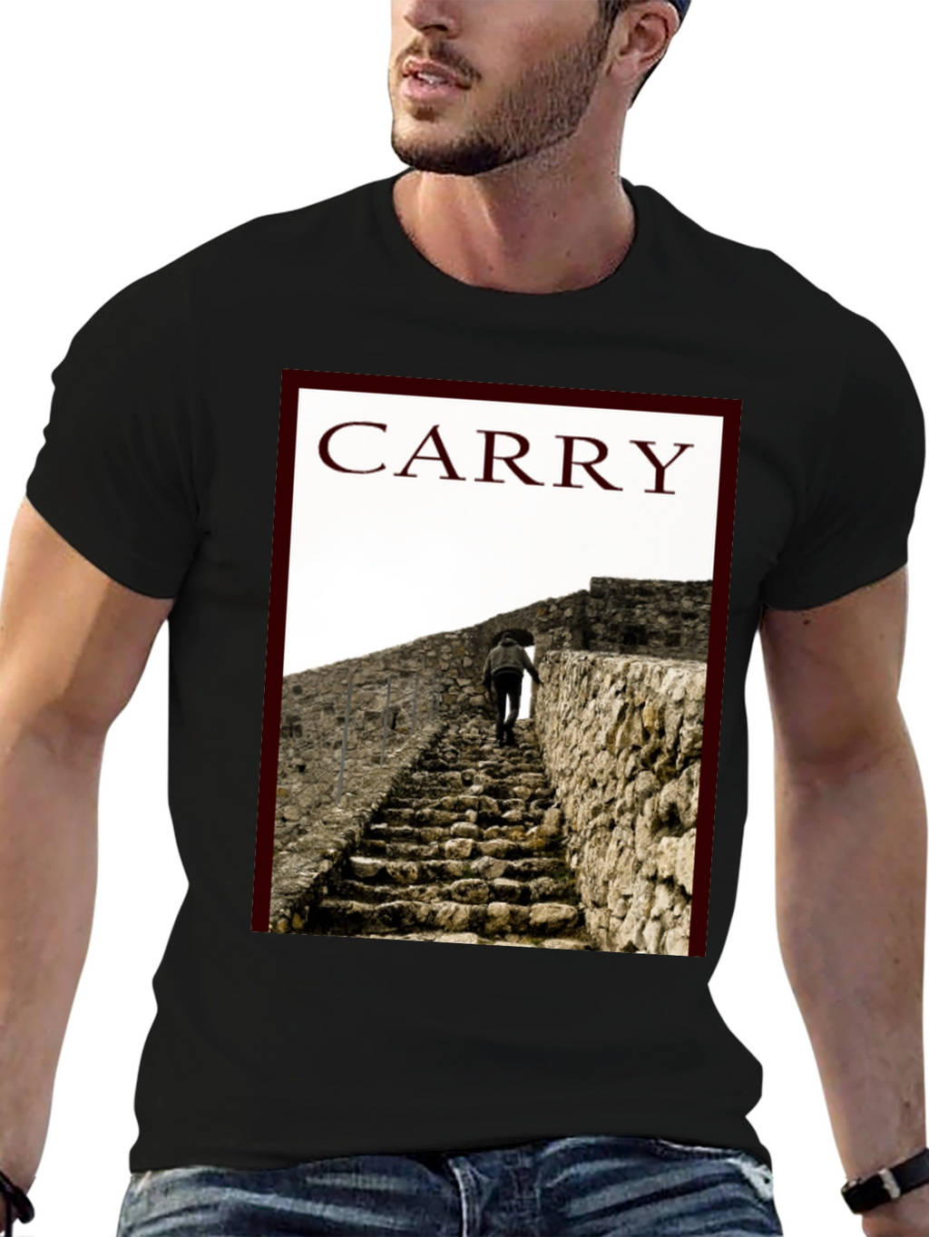 Carry Graphic Tee - Climb Your Way Up!