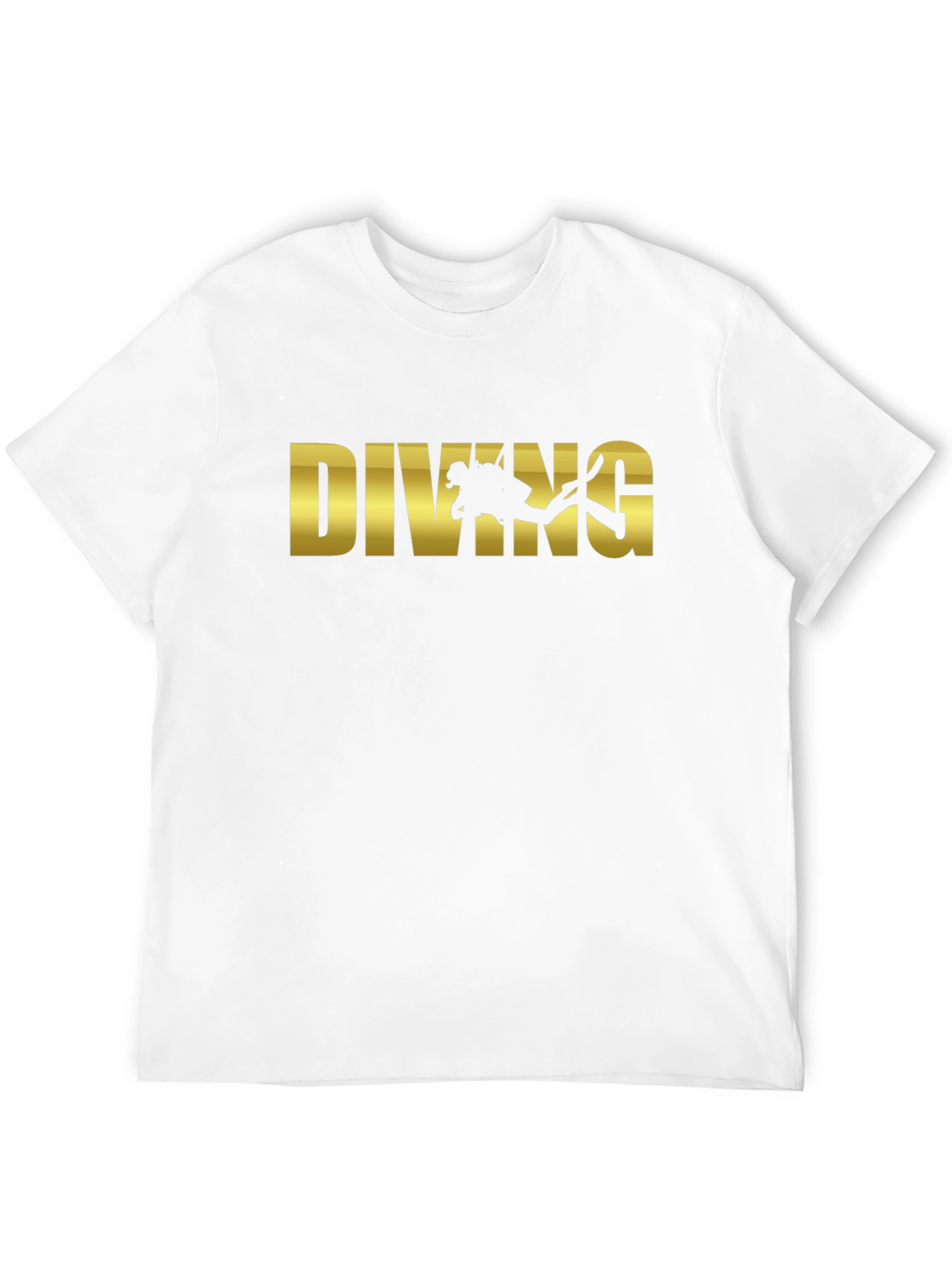 Diving Graphic T-Shirt - Black