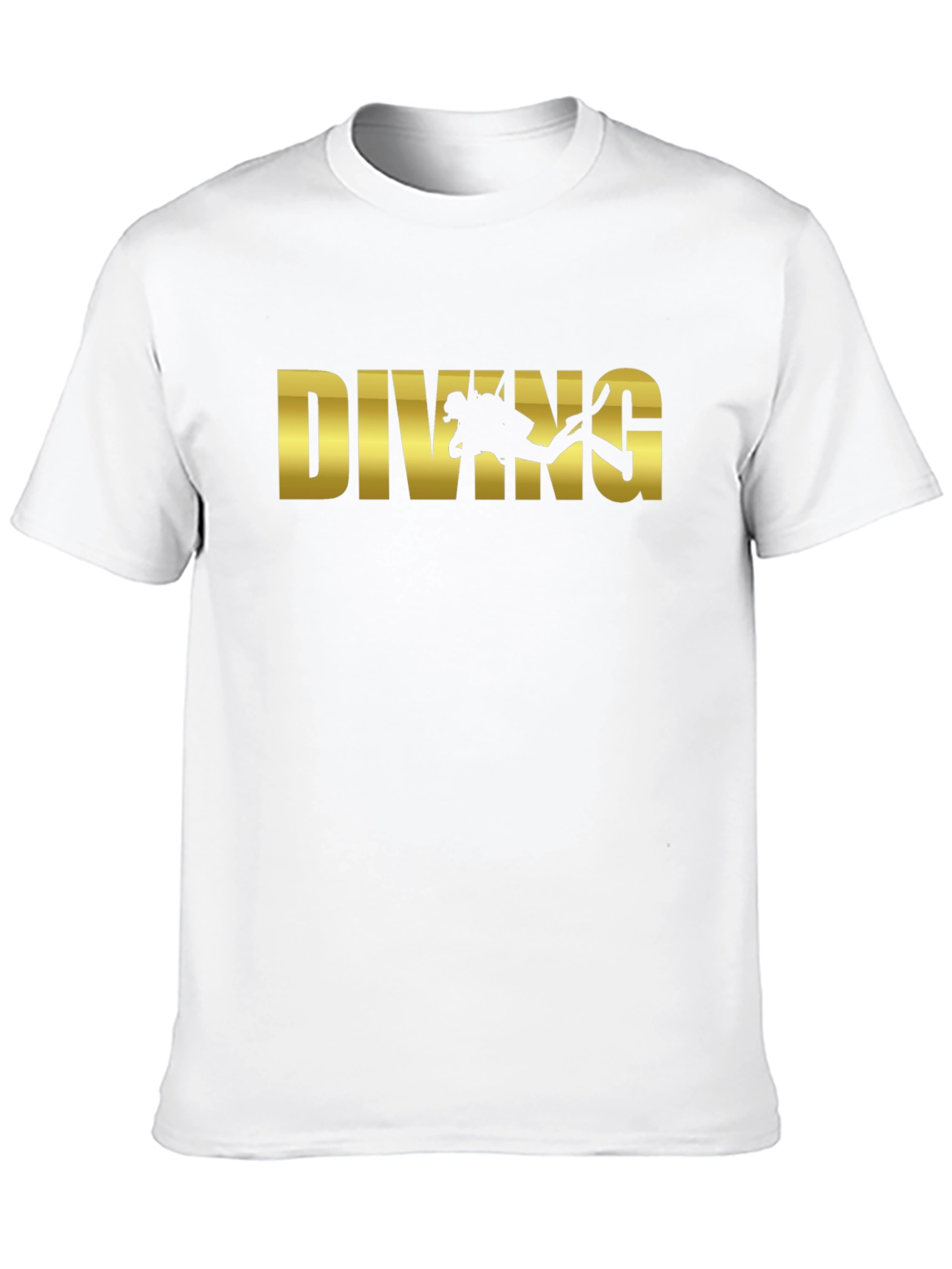 Diving Graphic T-Shirt - Black