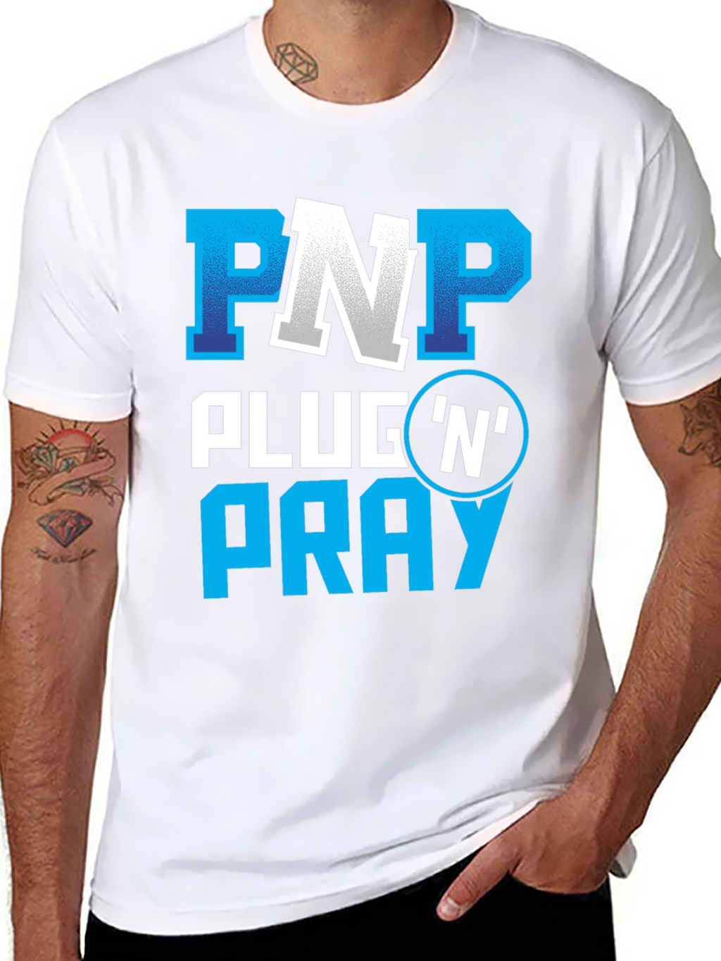 PNP Plug N Pray Graphic Tee