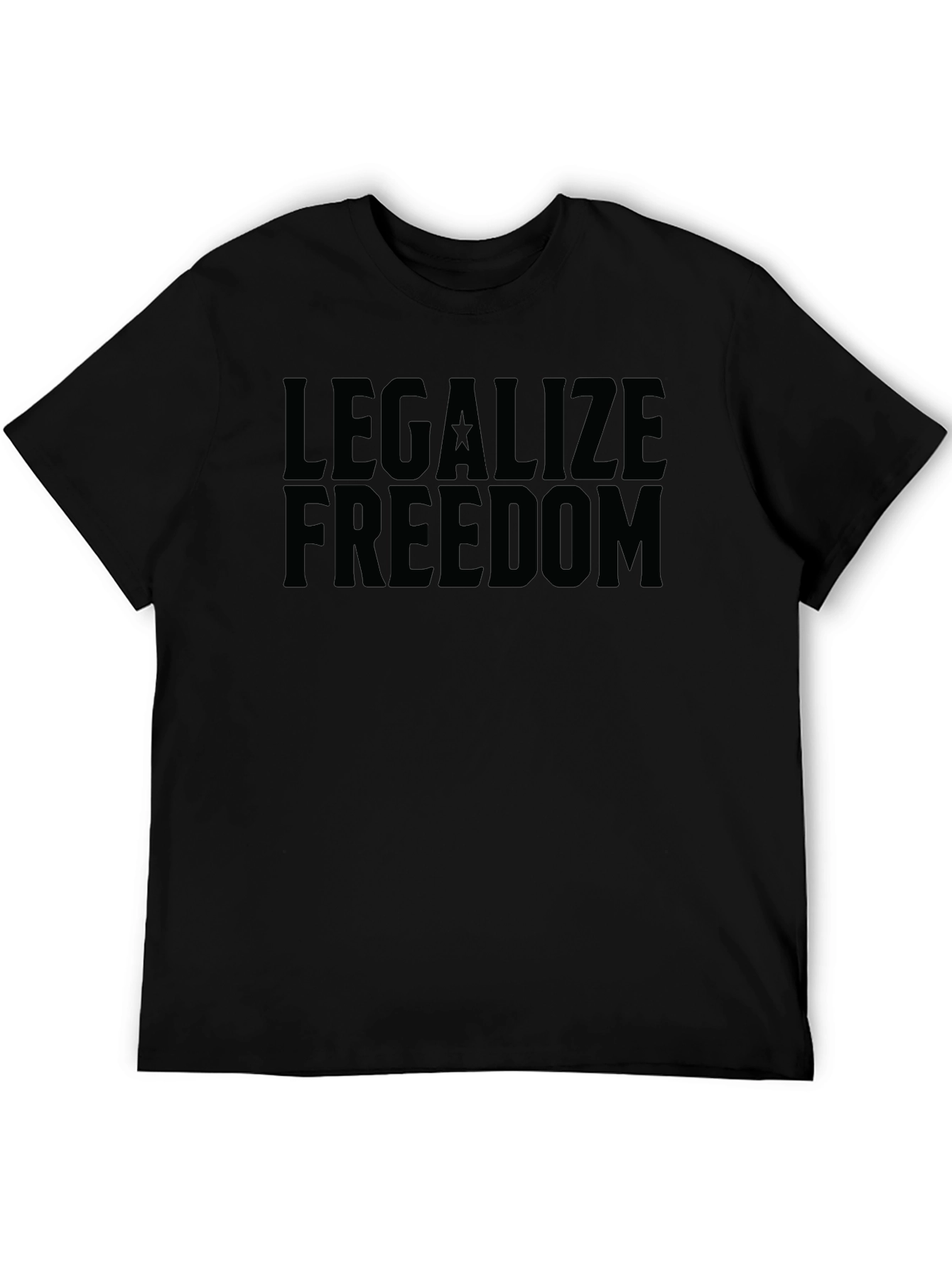 Legalize Freedom Graphic Tee - Black