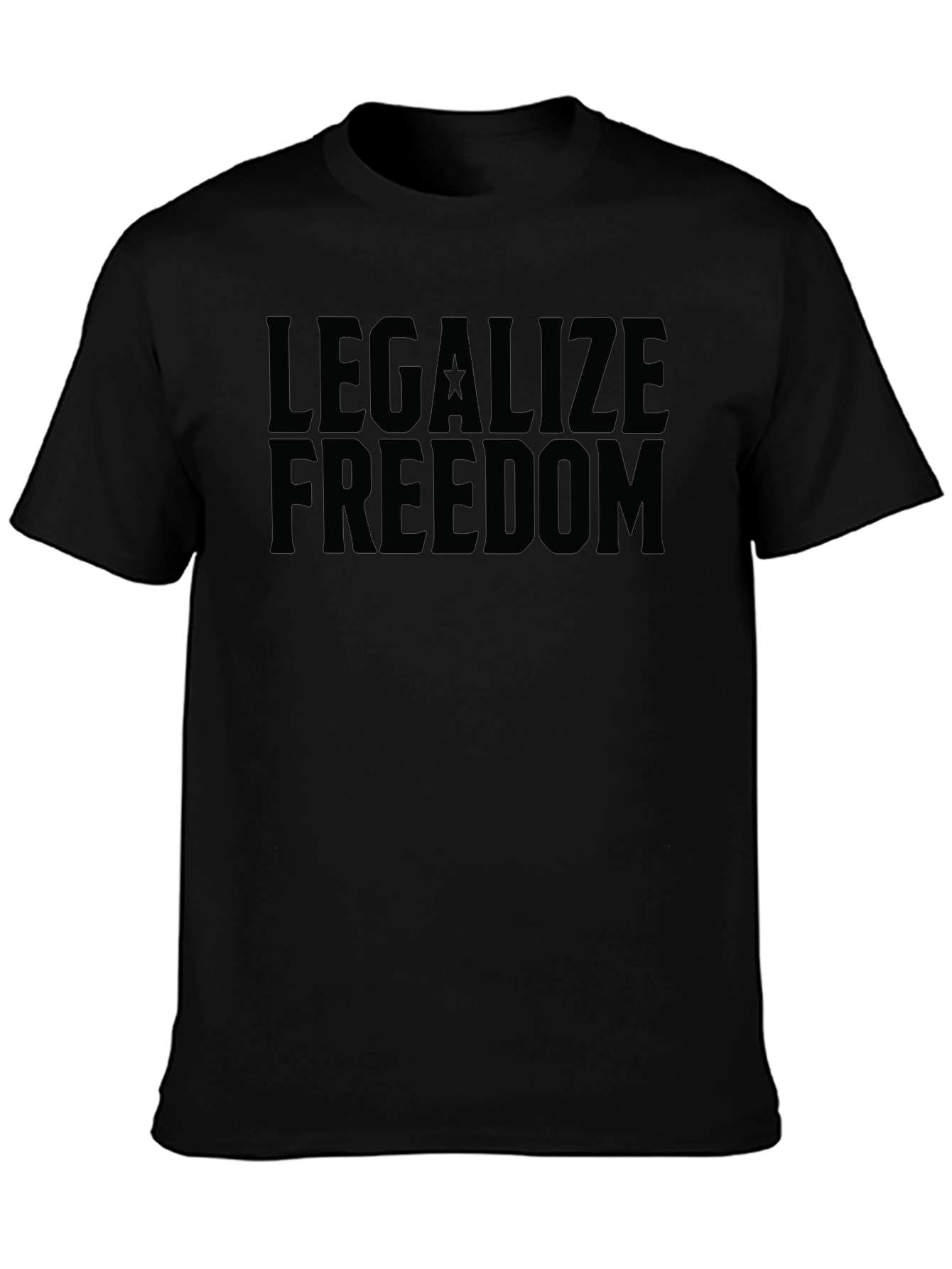 Legalize Freedom Graphic Tee - Black
