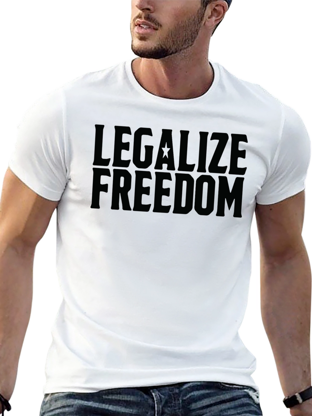 Legalize Freedom Graphic Tee - Black