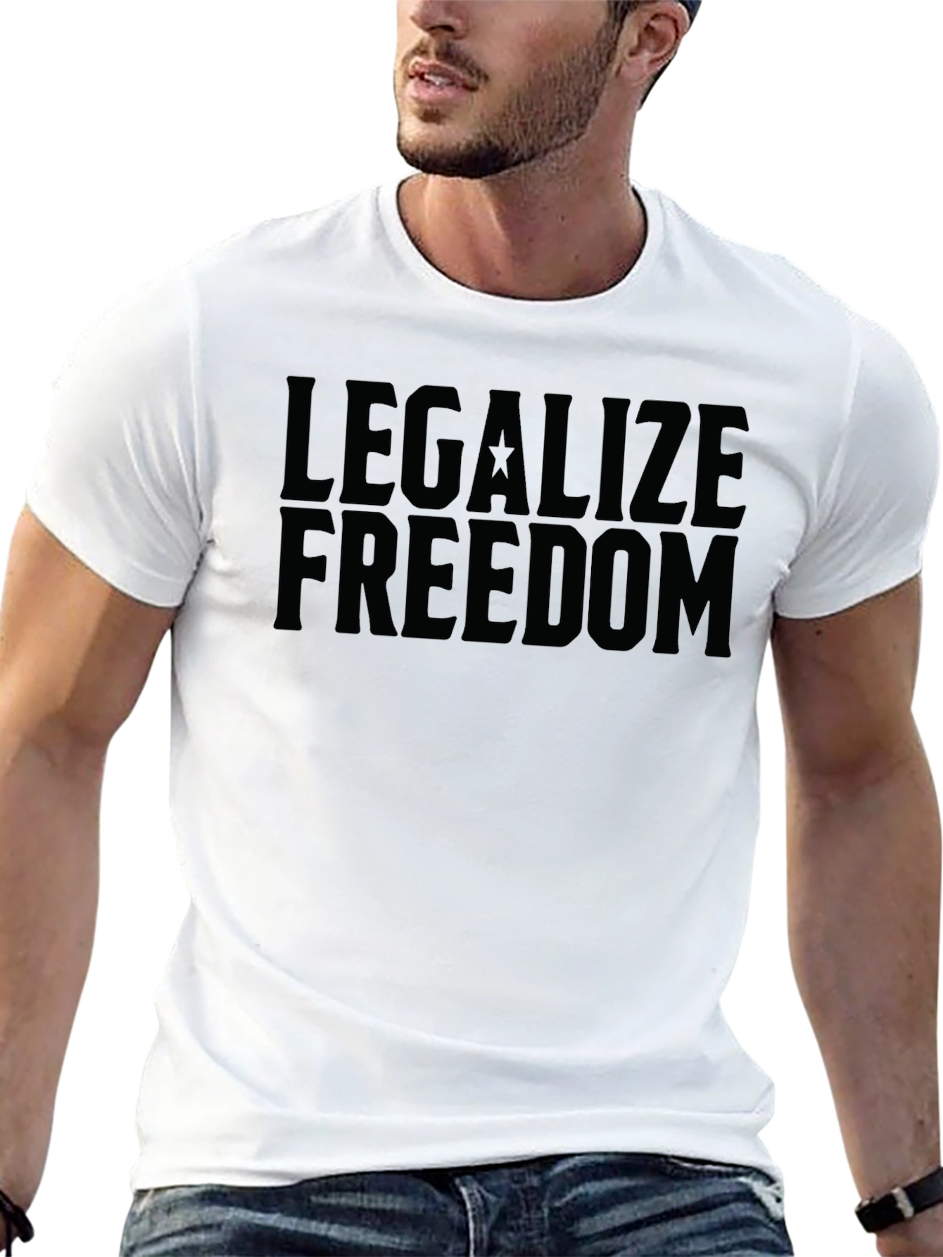 Legalize Freedom Graphic Tee - Black