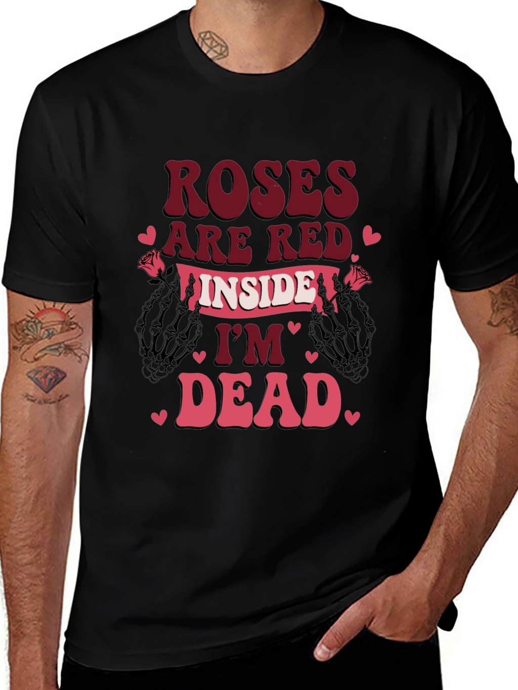 Roses Are Red Im Dead Valentines T-Shirt