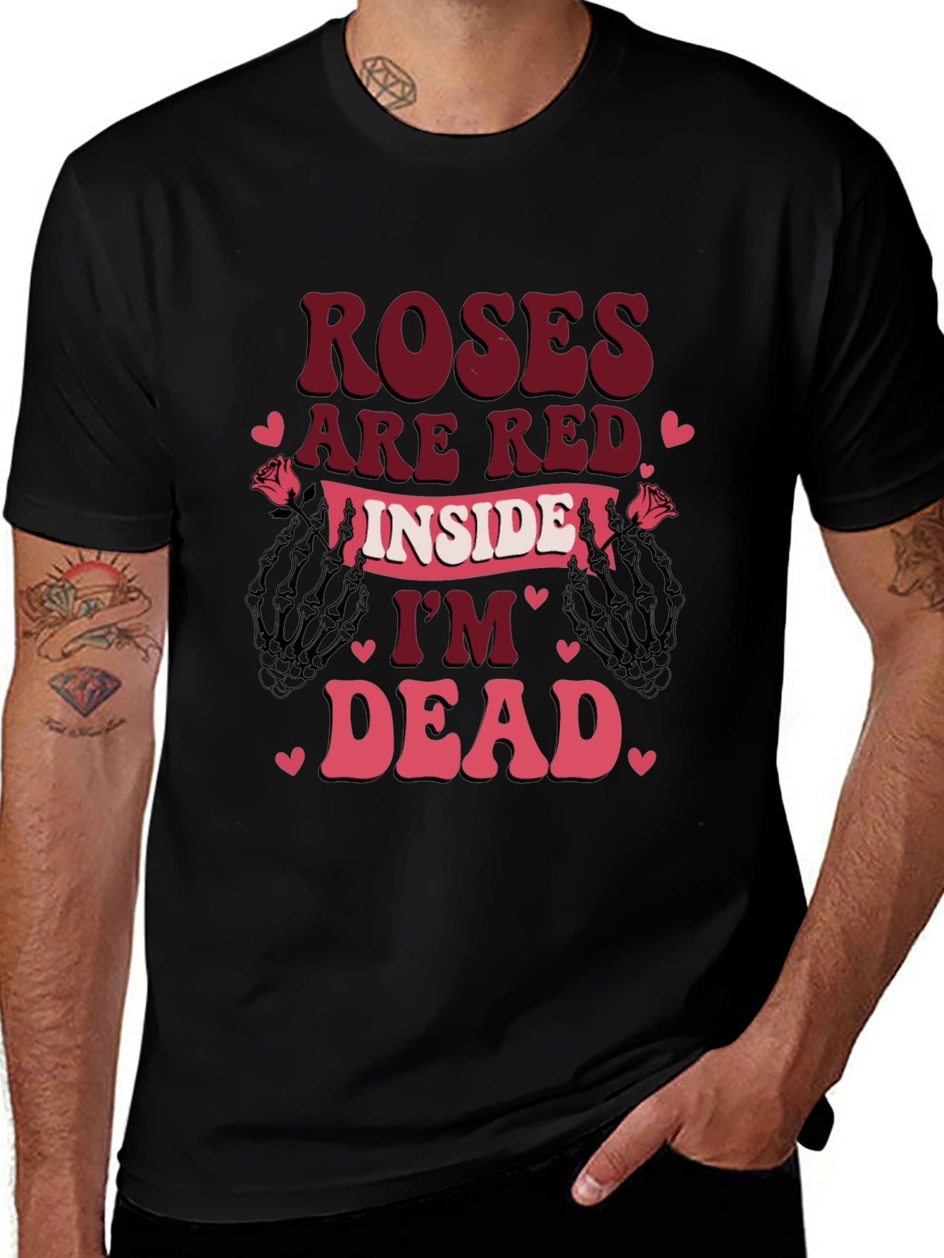 Roses Are Red Im Dead Valentines T-Shirt