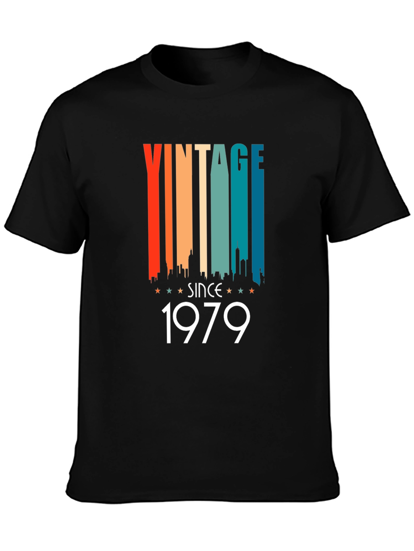 Vintage Since 1979 Graphic Tee - Retro Birthday T-Shirt