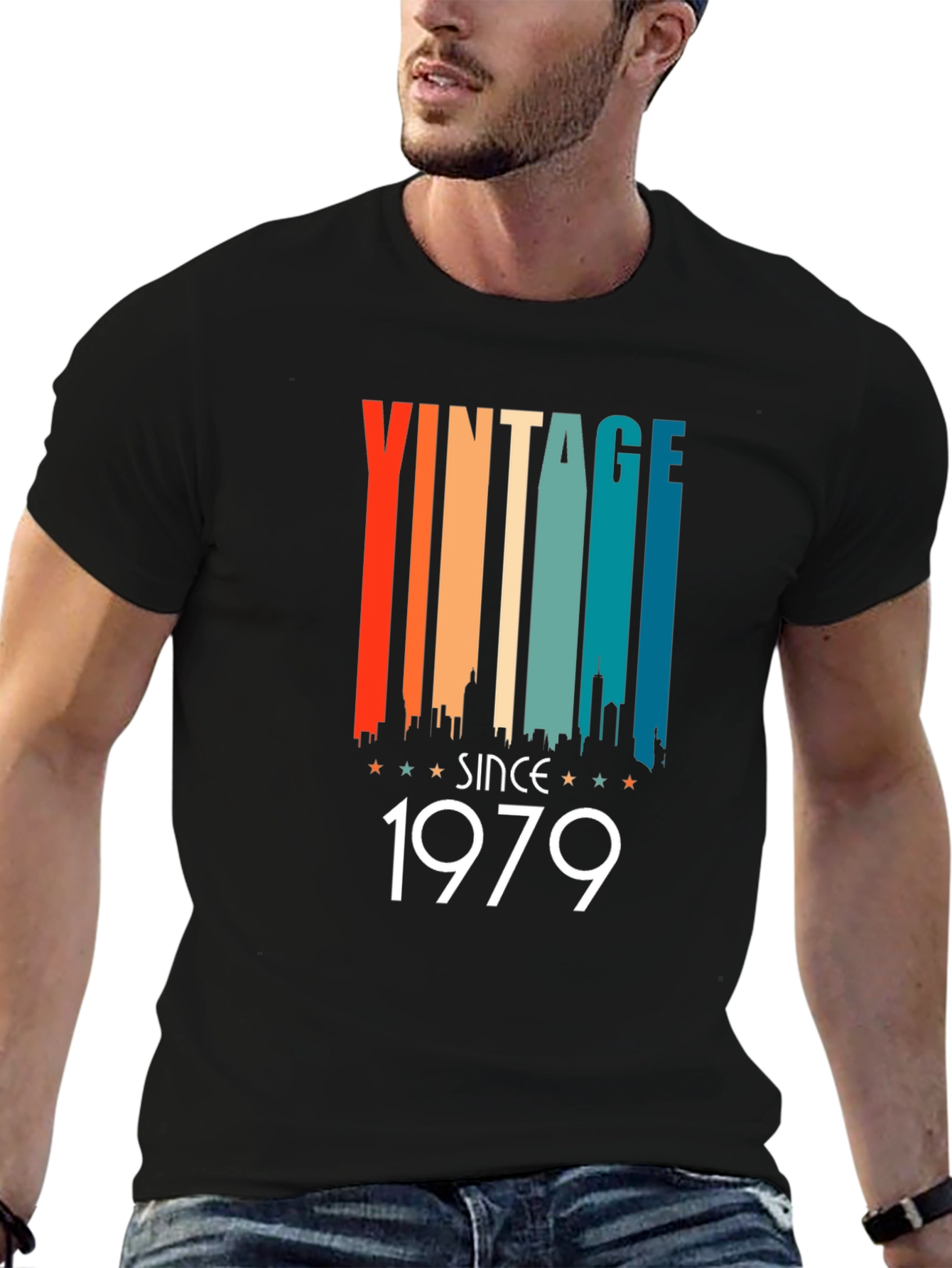 Vintage Since 1979 Graphic Tee - Retro Birthday T-Shirt