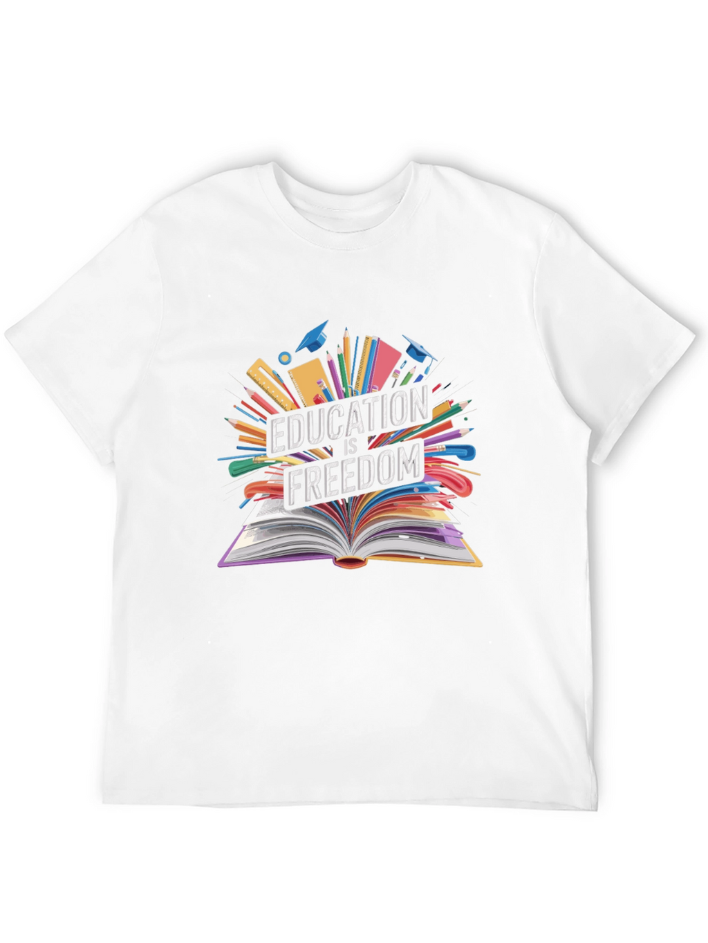 Education is Freedom Graphic T-Shirt