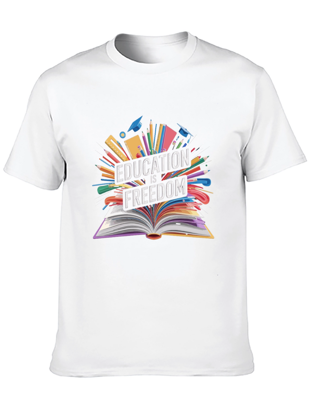 Education is Freedom Graphic T-Shirt