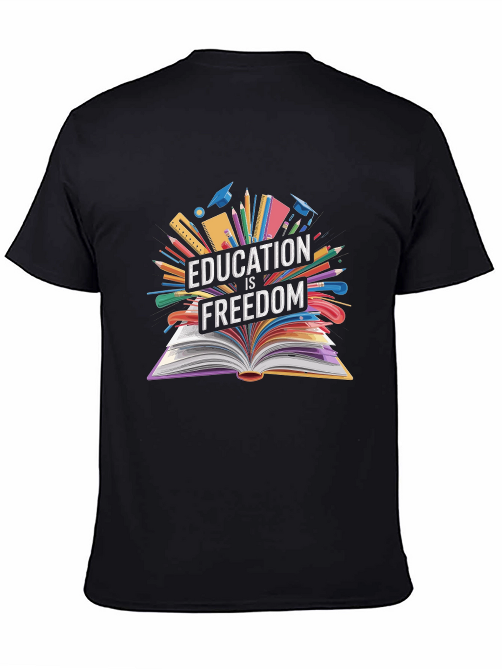 Education is Freedom Graphic T-Shirt
