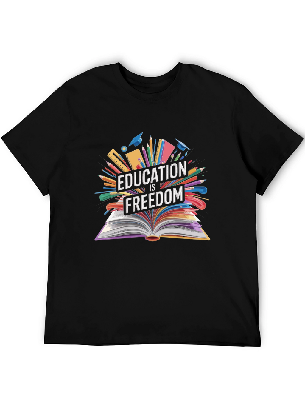 Education is Freedom Graphic T-Shirt