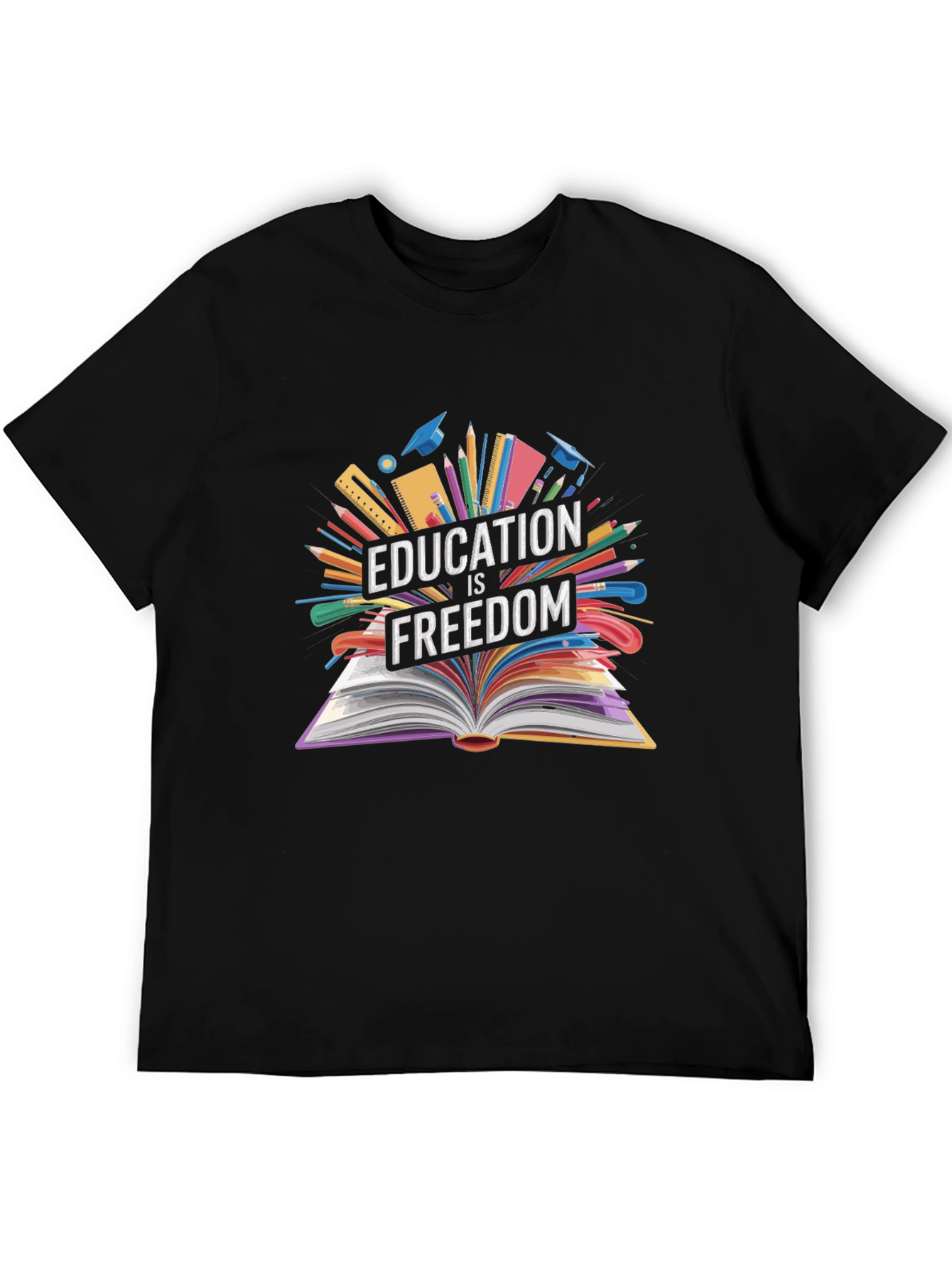 Education is Freedom Graphic T-Shirt