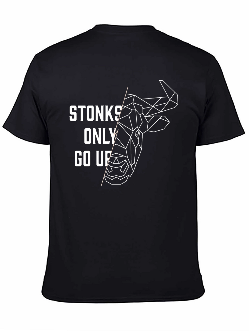Stonks Only Go Up Graphic Tee - Black