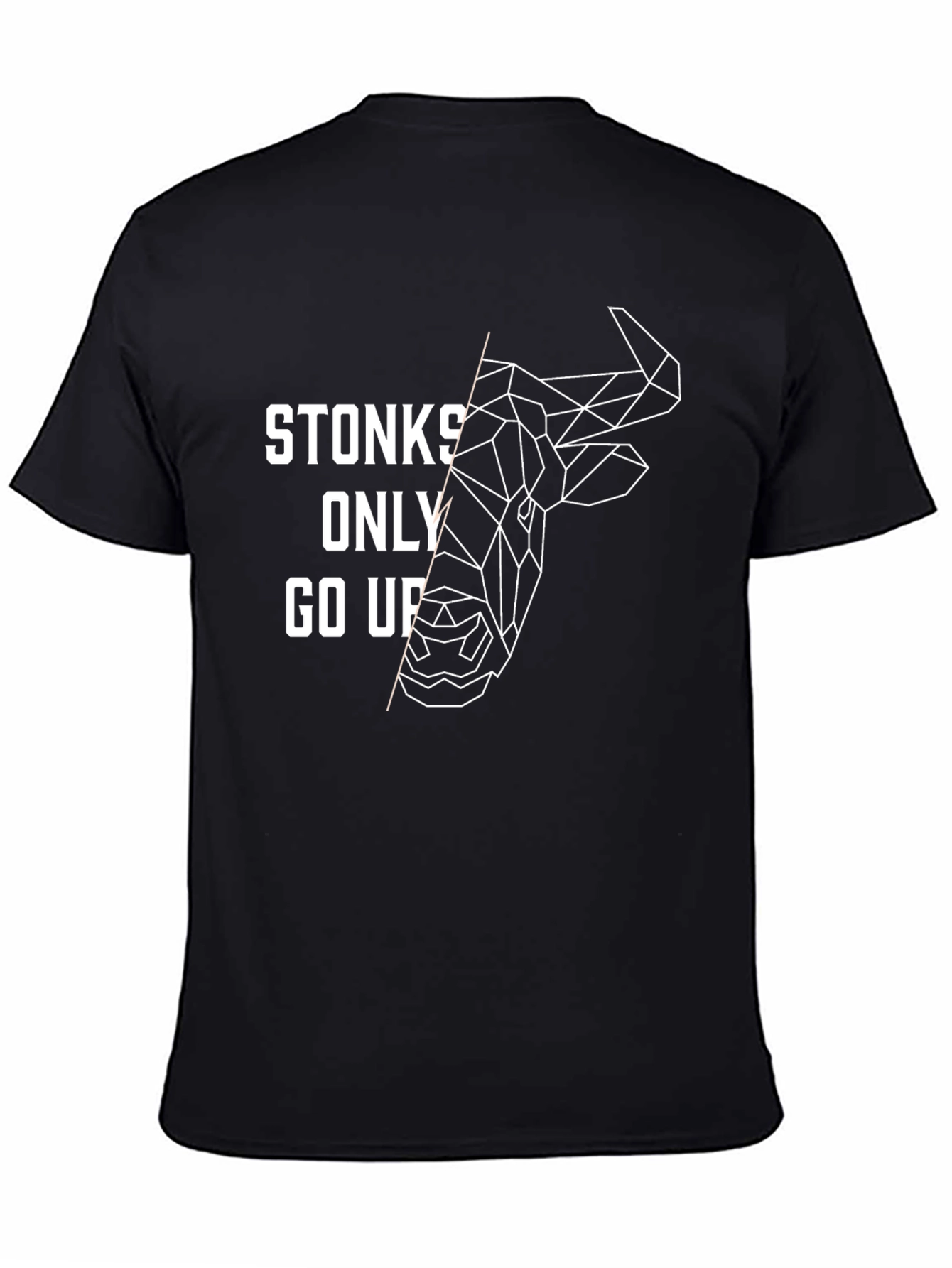 Stonks Only Go Up Graphic Tee - Black