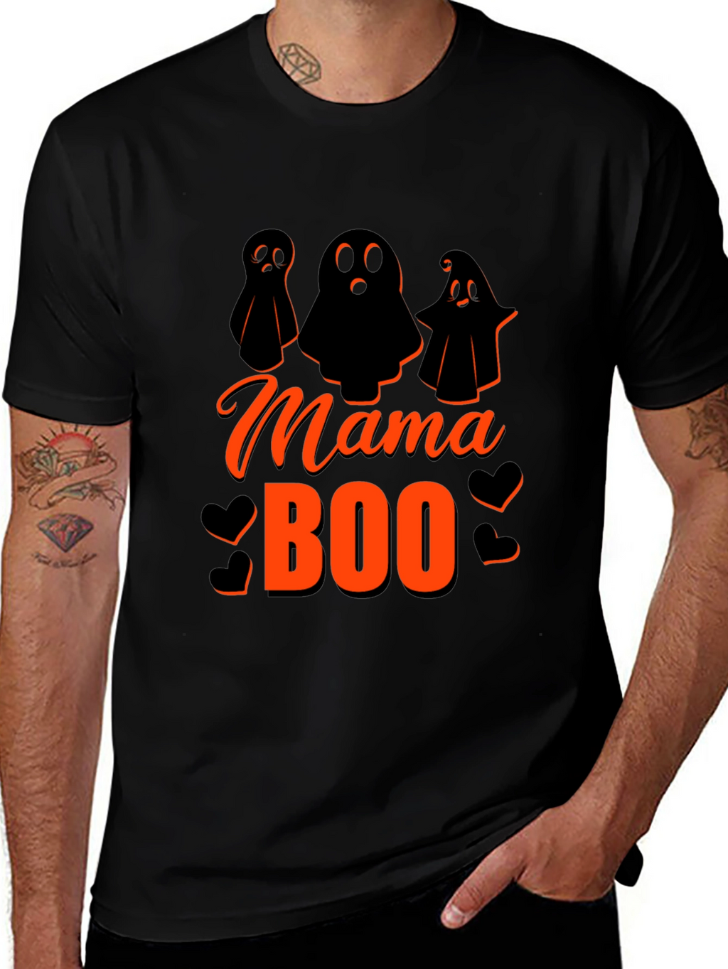 Mama Boo Halloween T-Shirt