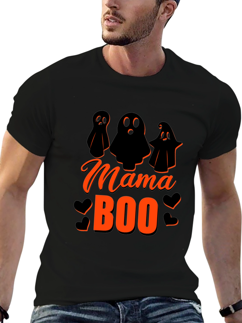 Mama Boo Halloween T-Shirt