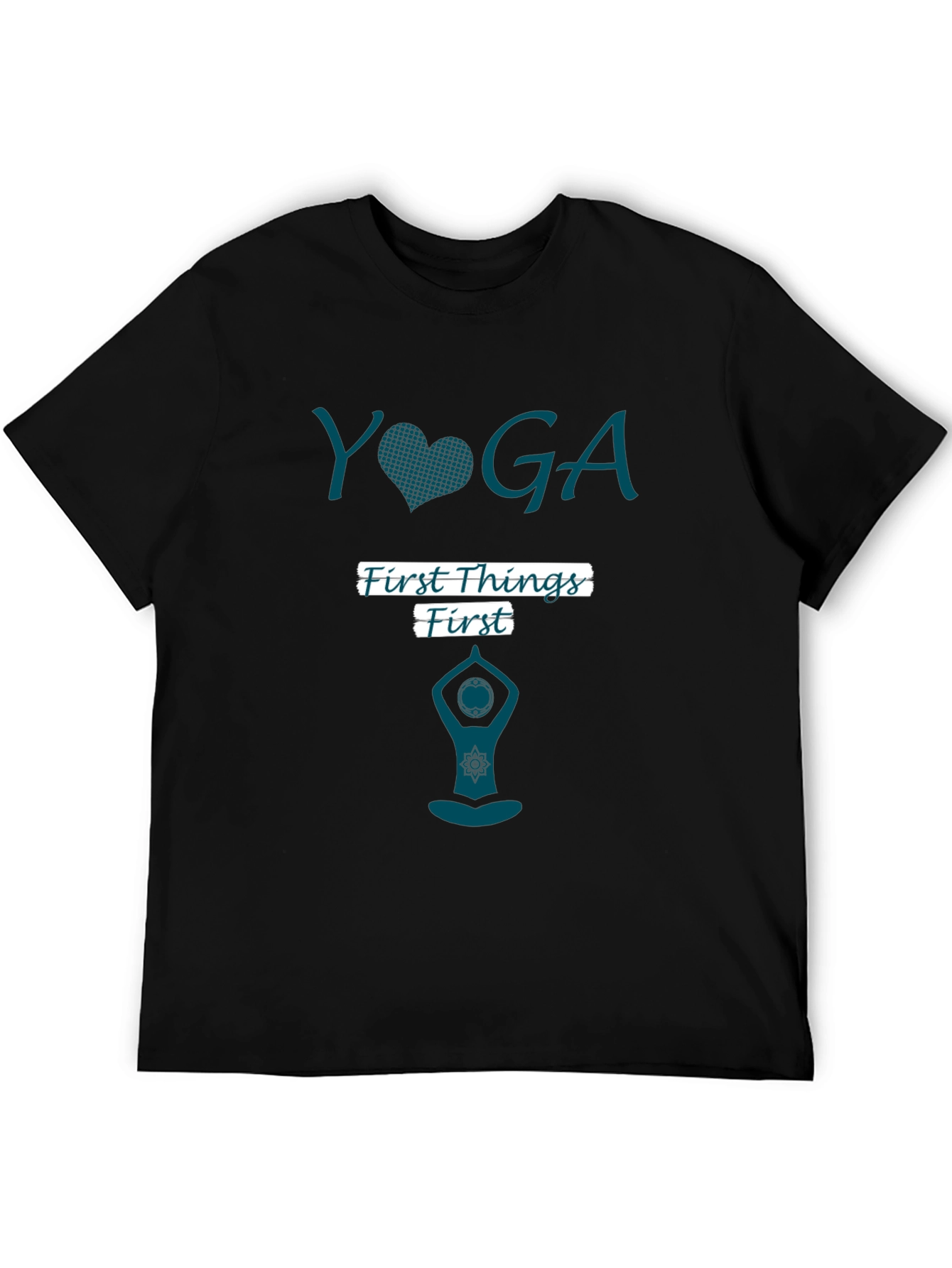 Yoga First Things First Graphic Tee