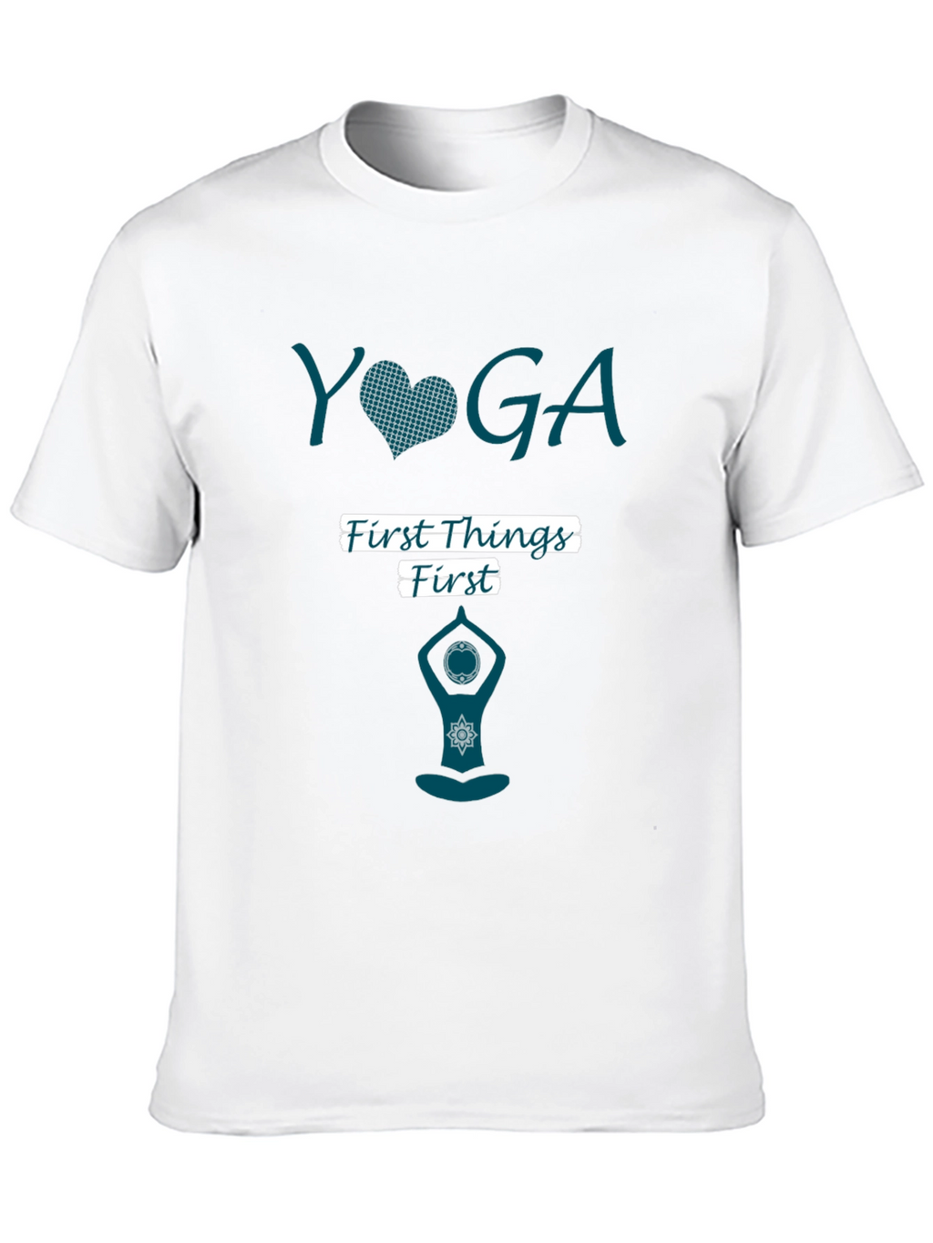 Yoga First Things First Graphic Tee