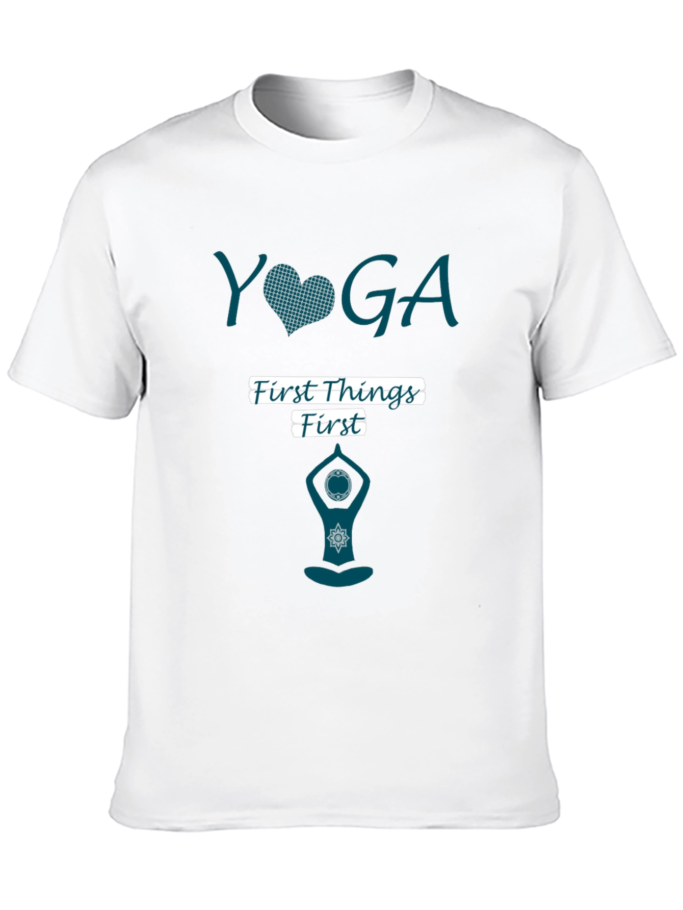 Yoga First Things First Graphic Tee