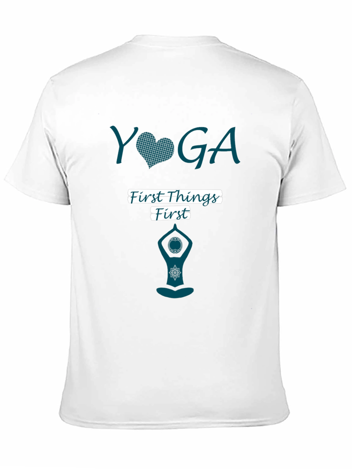 Yoga First Things First Graphic Tee