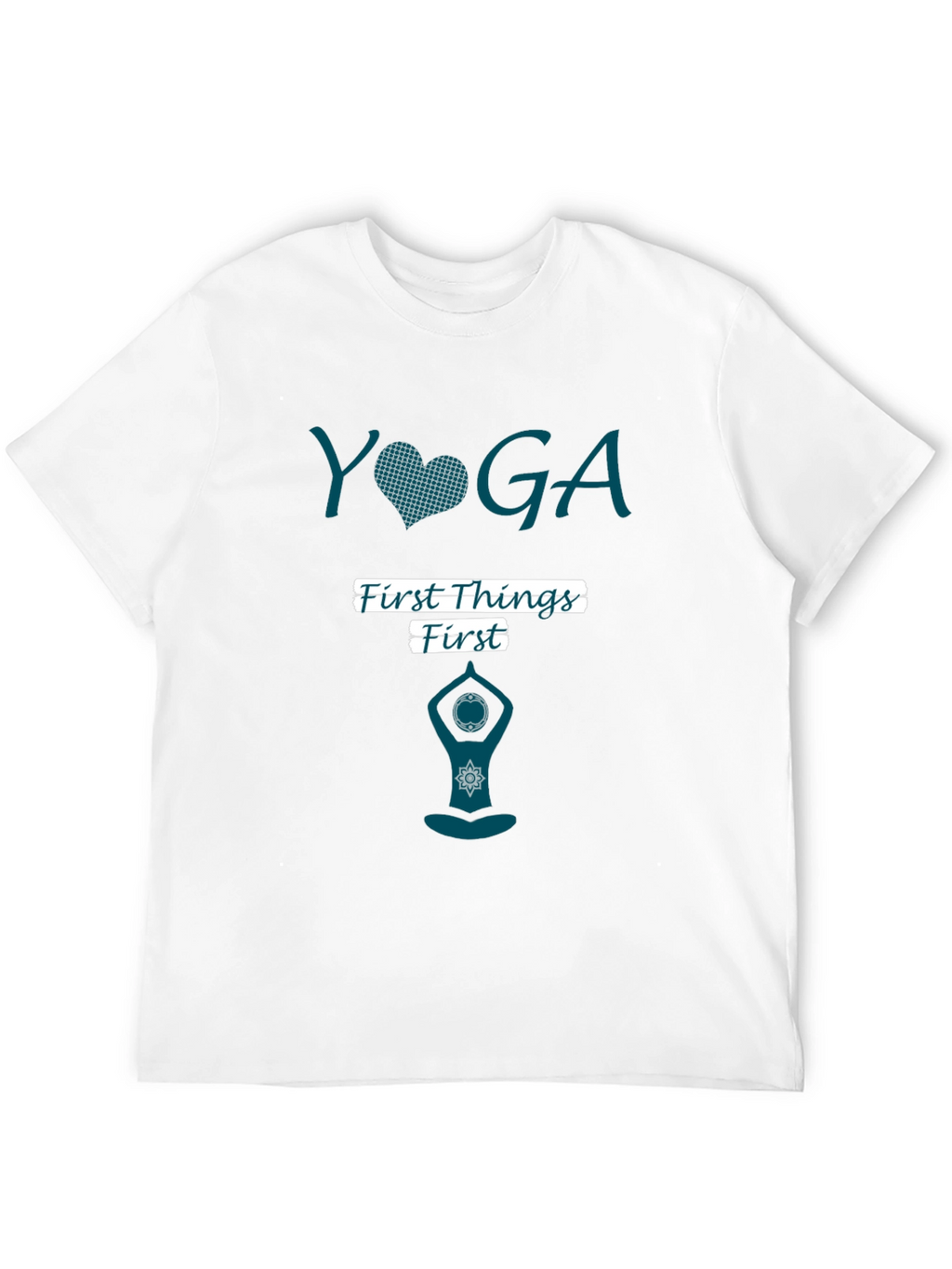 Yoga First Things First Graphic Tee