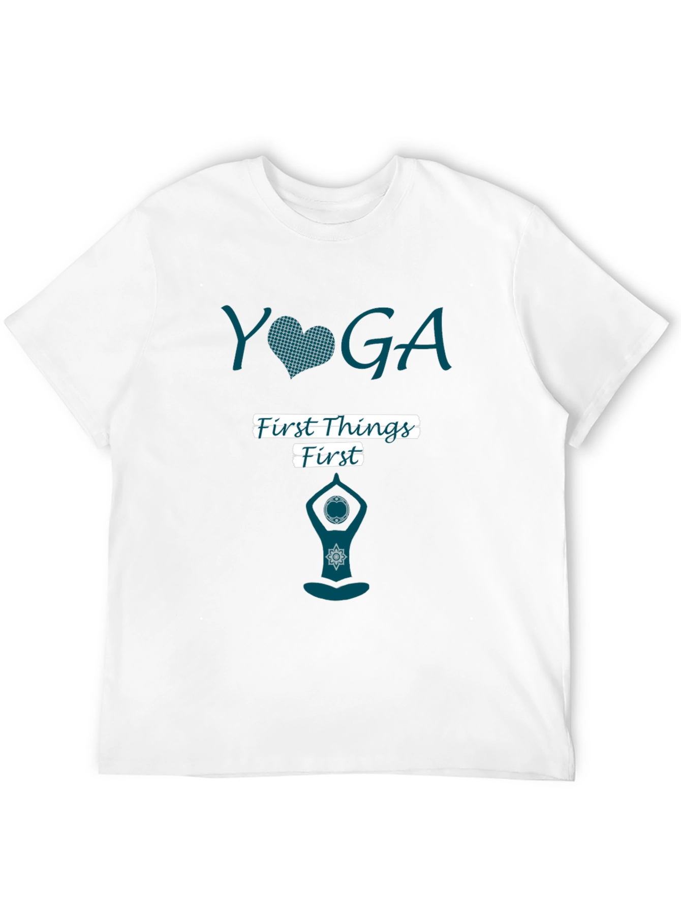 Yoga First Things First Graphic Tee