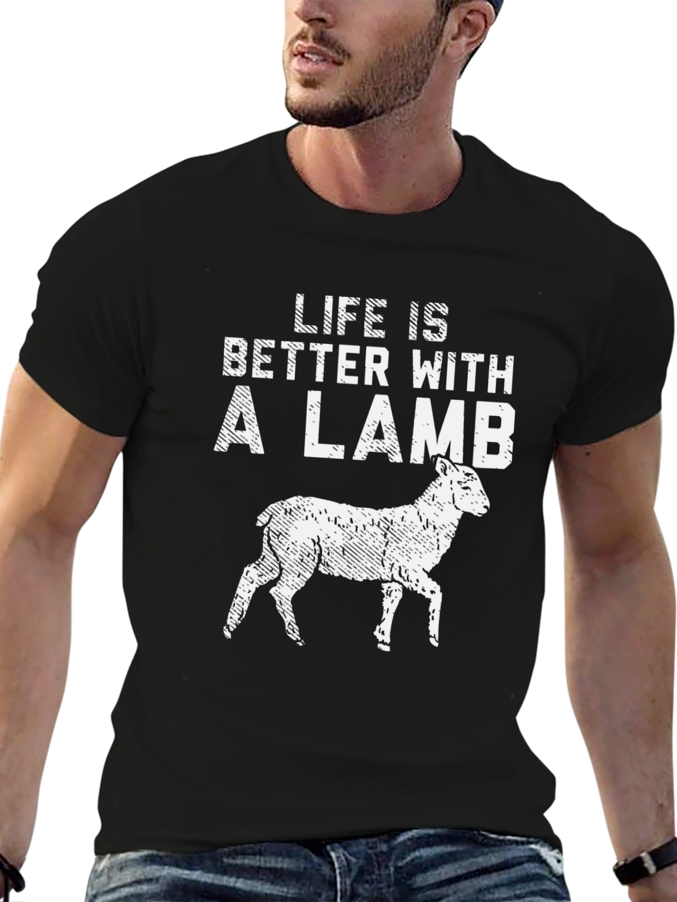 Life is Better with a Lamb Graphic Tee