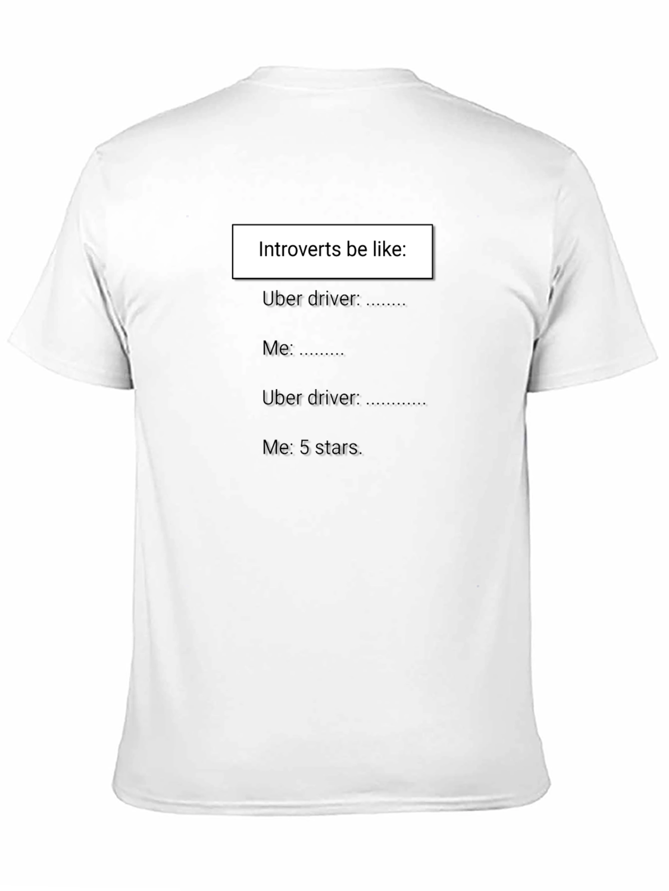 Introvert Uber Driver T-Shirt
