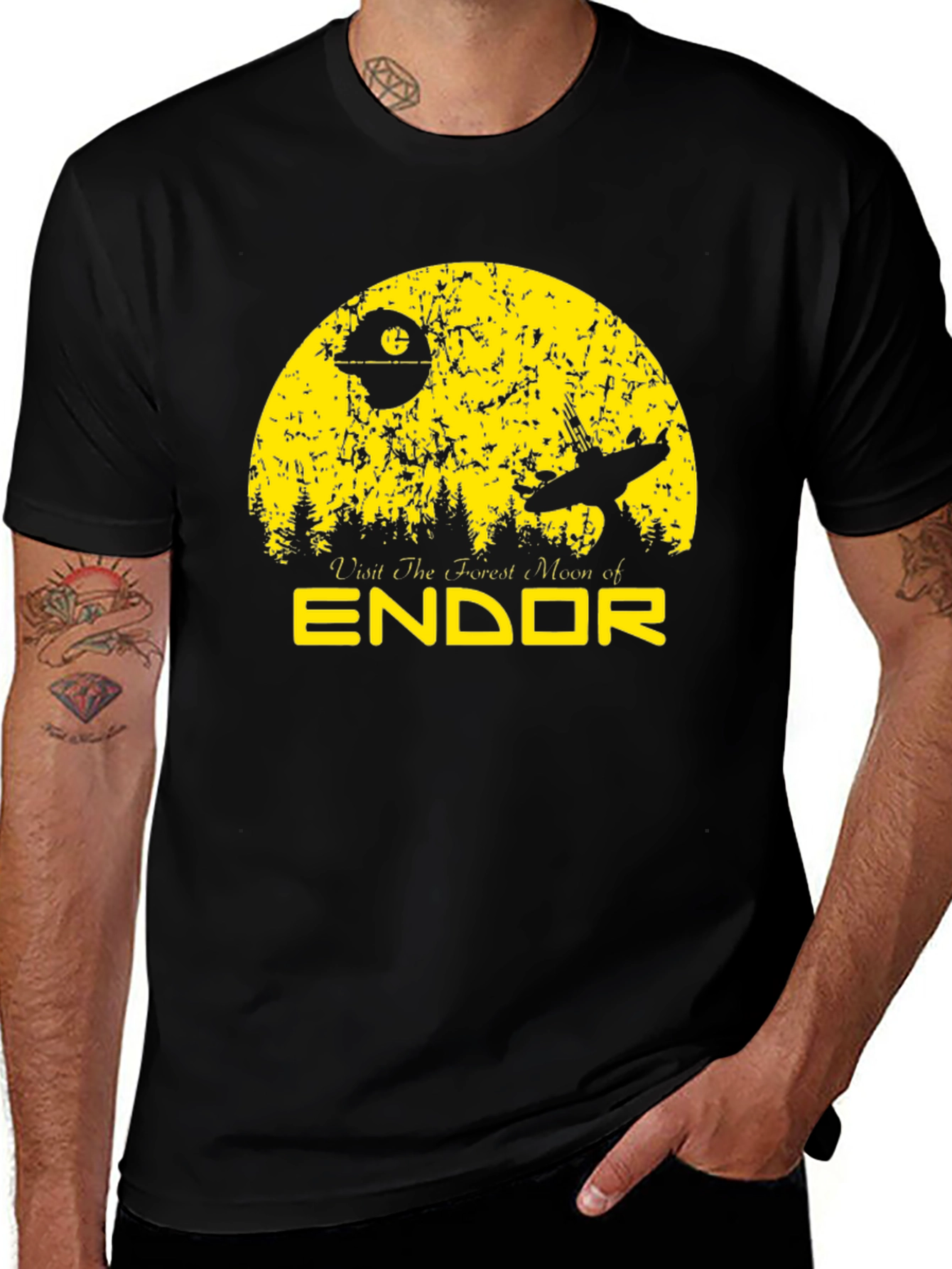 Endor Forest Moon Graphic Tee - Star Wars Fan Apparel