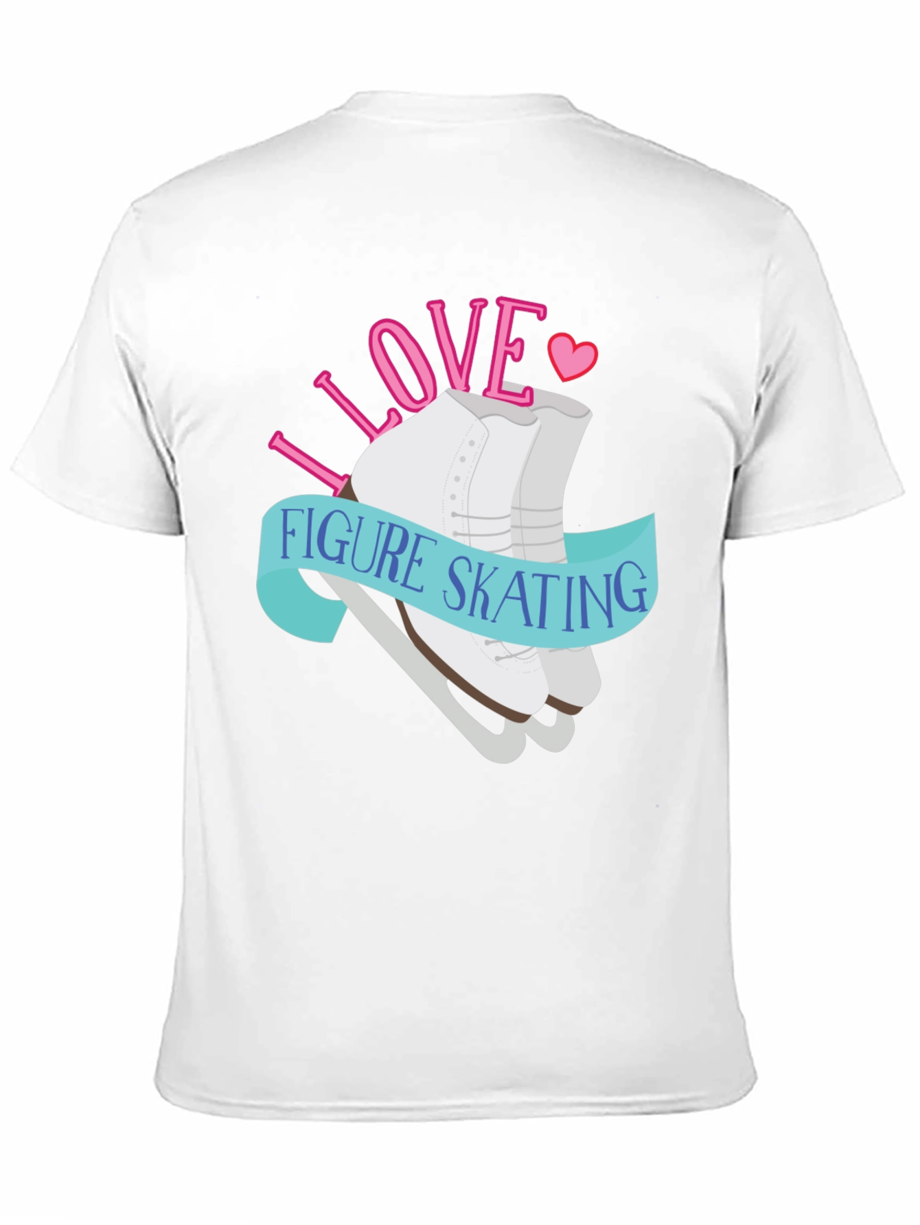 I Love Figure Skating Graphic Tee Shirt