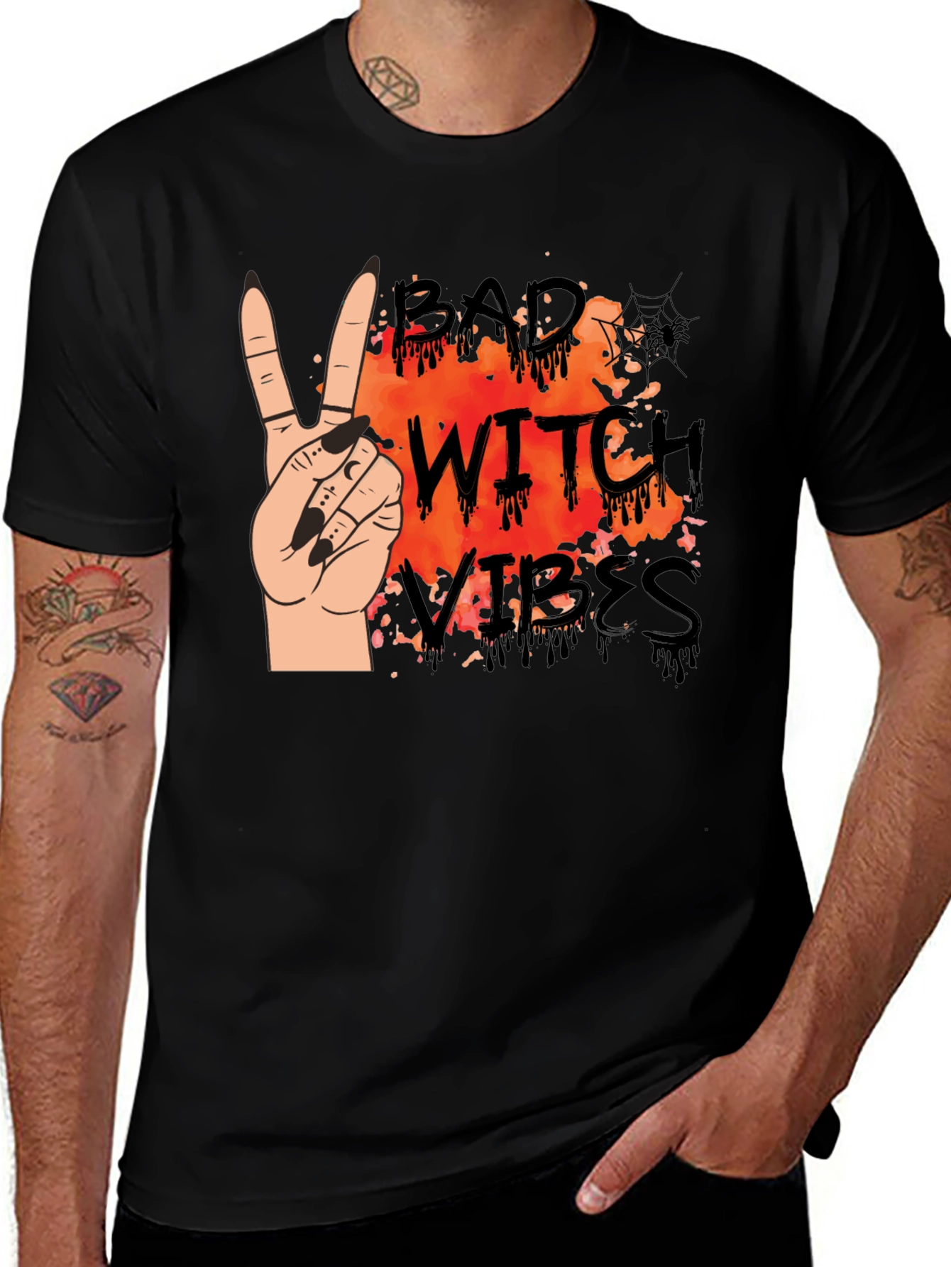 Bad Witch Vibes T-Shirt - Halloween Apparel