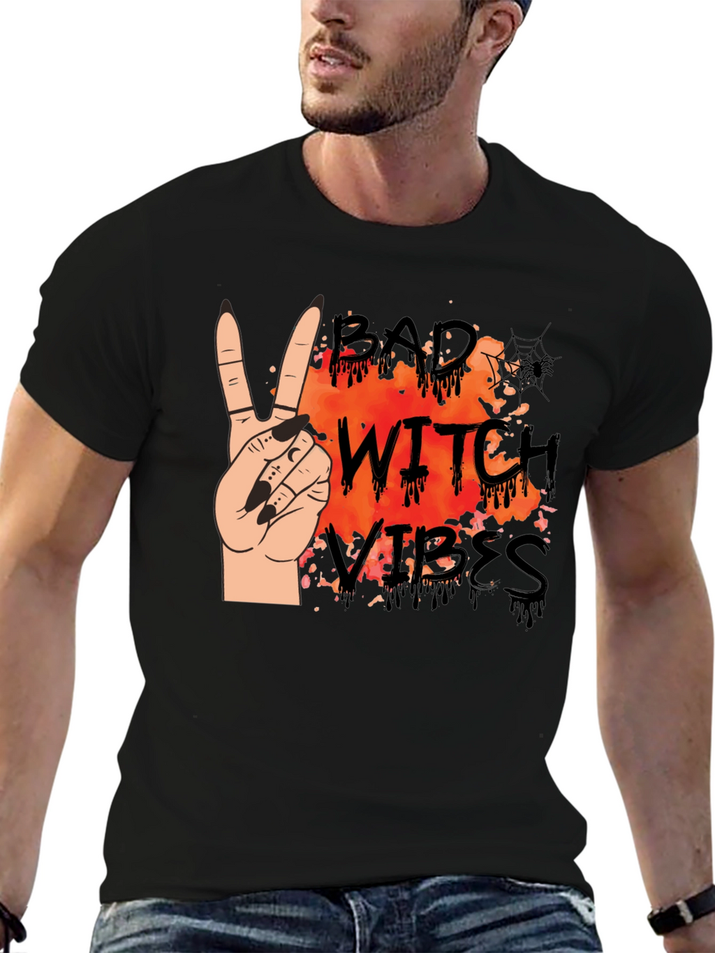 Bad Witch Vibes T-Shirt - Halloween Apparel