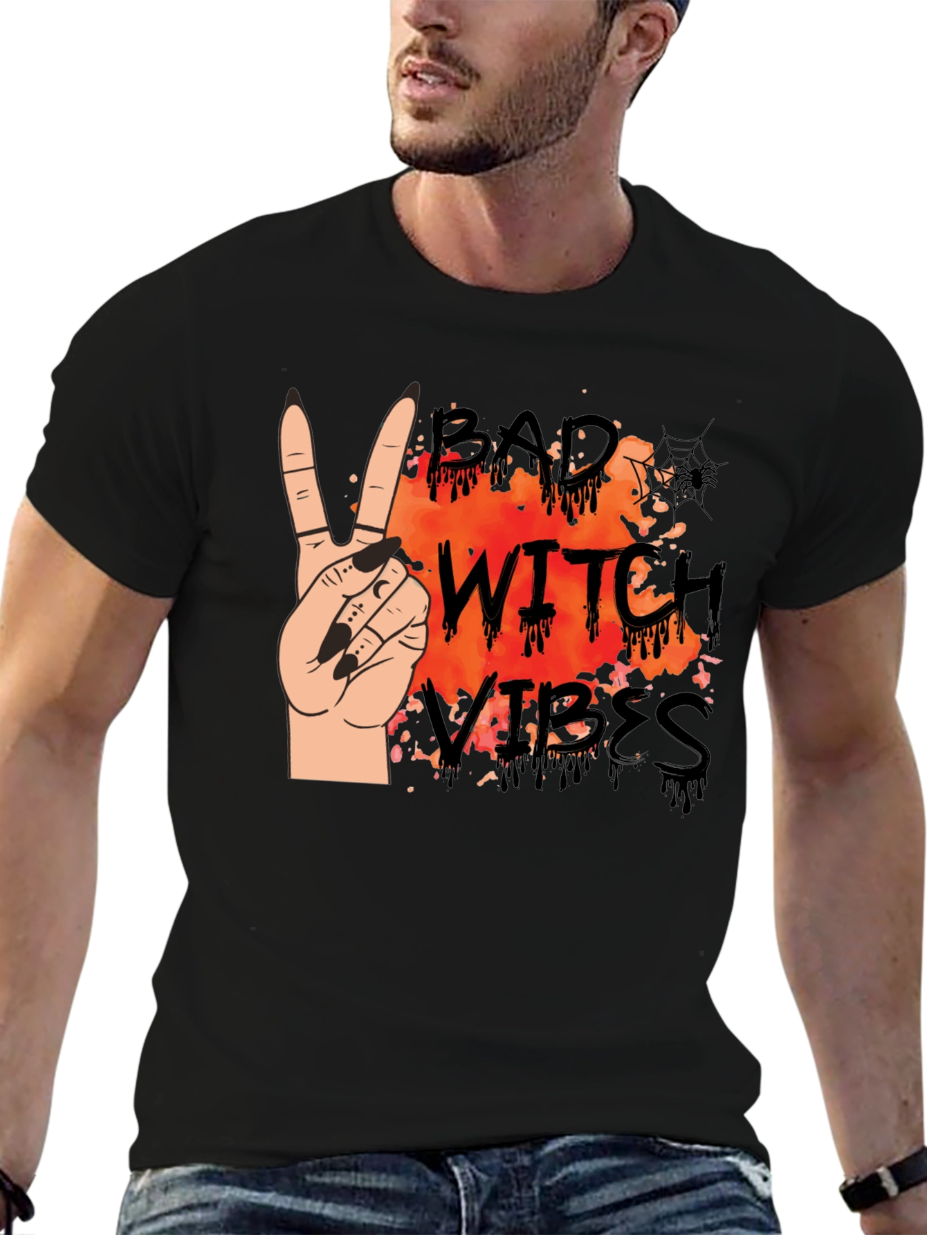Bad Witch Vibes T-Shirt - Halloween Apparel
