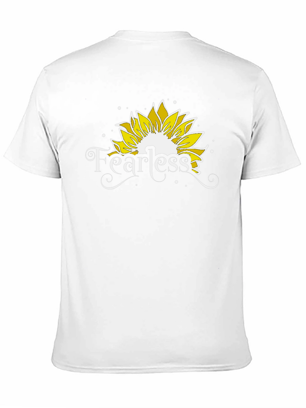 Fearless Sunflower Graphic Tee - Black