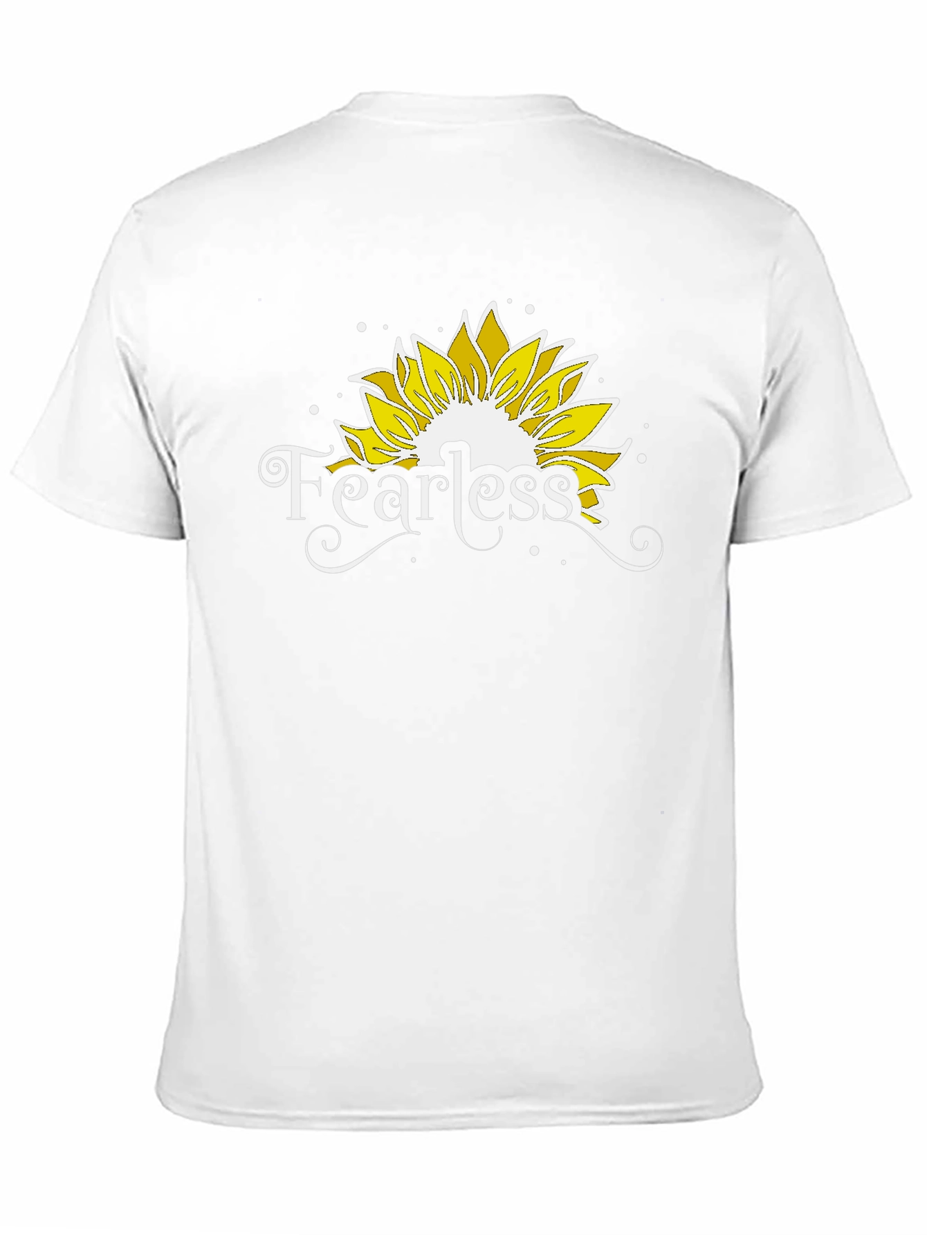 Fearless Sunflower Graphic Tee - Black