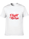 Flight Nurse T-Shirt - Airplane & Cool Nurse Graphic