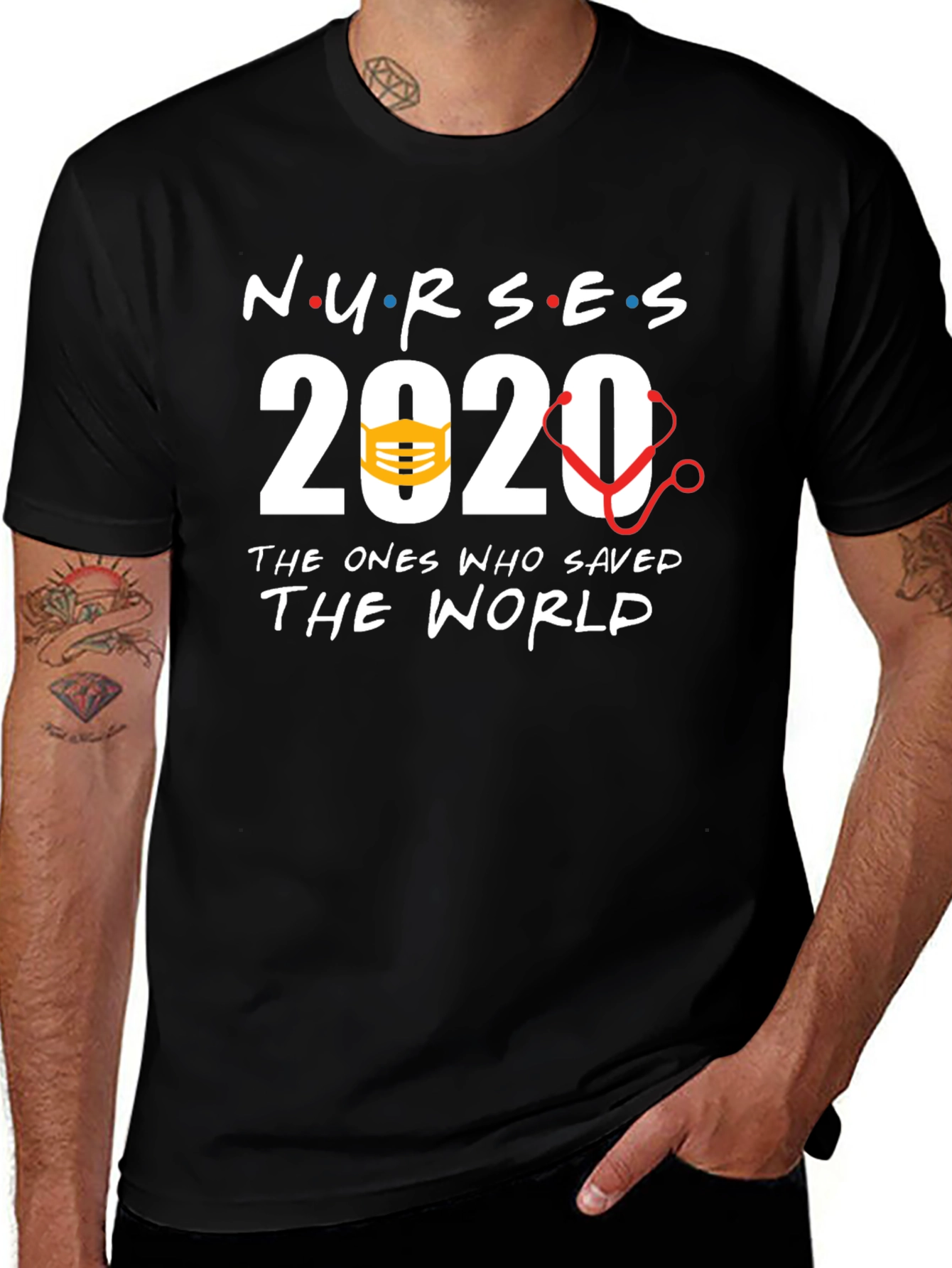 Nurses 2020 The Ones Who Saved the World T-Shirt